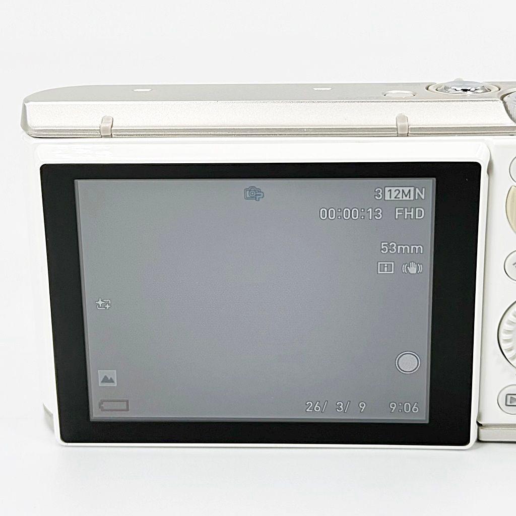カシオ EXILIM EX-ZR4000WE ホワイト コンデジ カメラ 中古