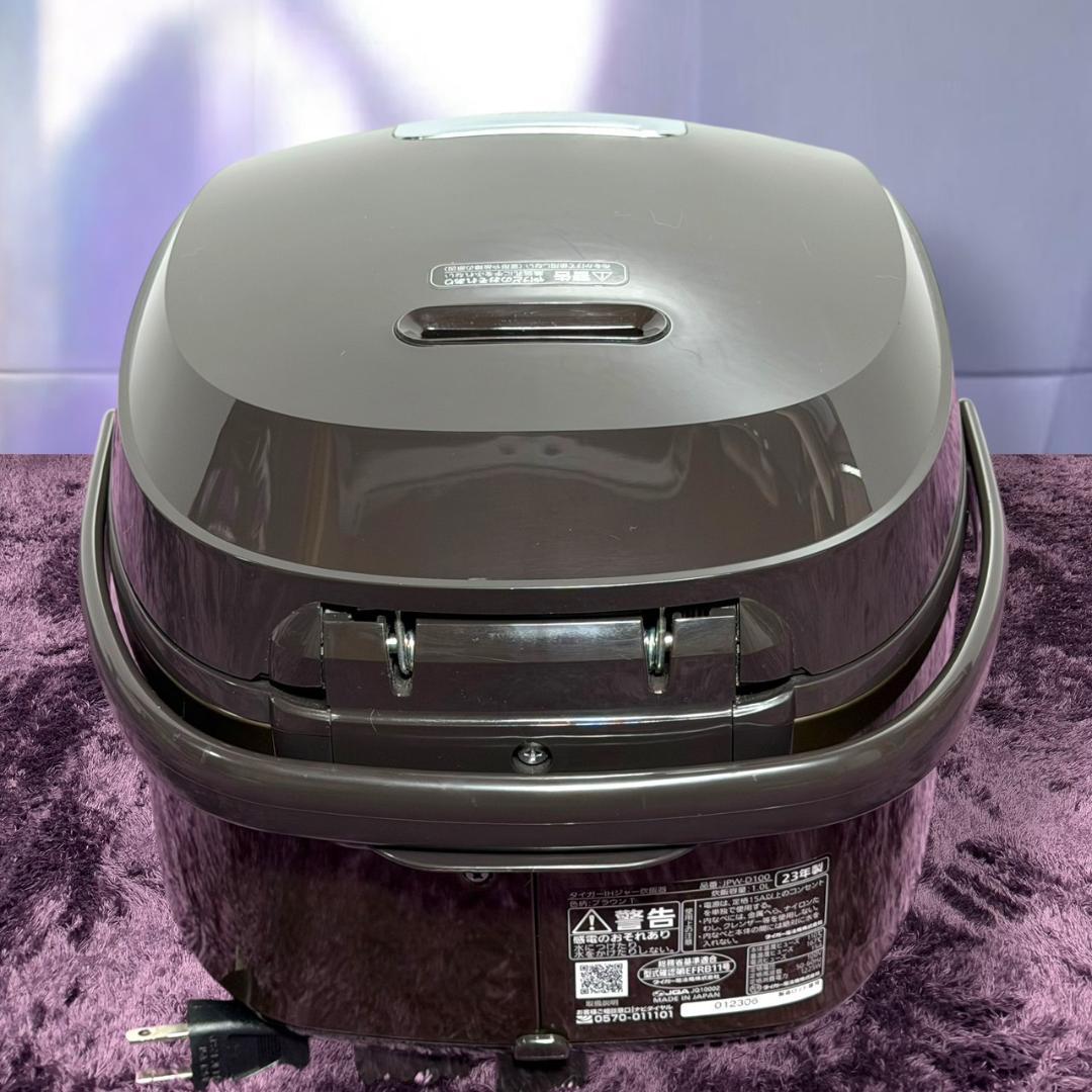 ☆23年製 美品 タイガー JPW-D100 T IH炊飯器 5.5合 炊きたて