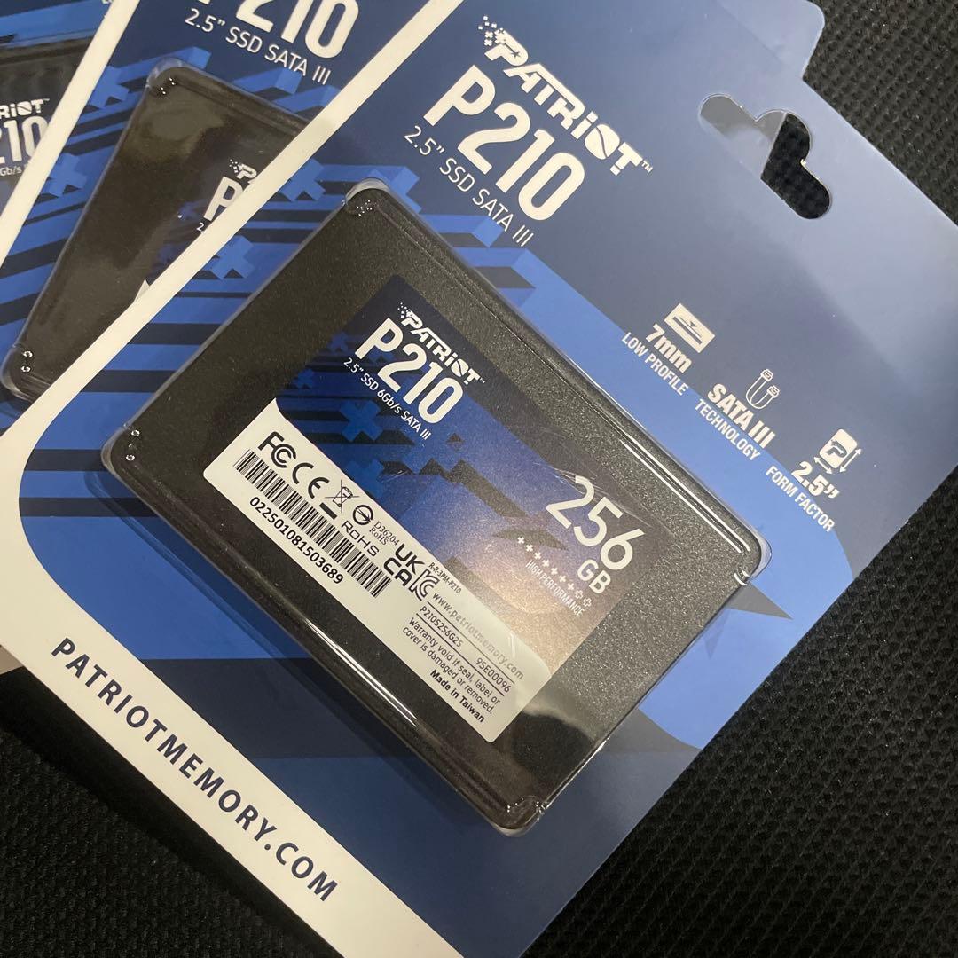Patriot P210 256GB SATA SSD 5点