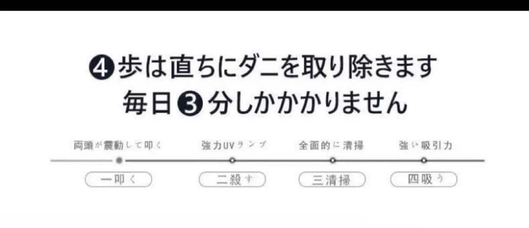 【最終値下げ】布団クリーナー　ダニ取り　紙パック不要　掃除機　白黒　未使用