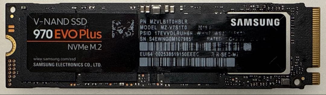 内蔵型SSD SAMSUNG 970 EVO Plus NVMe M.2 1TB