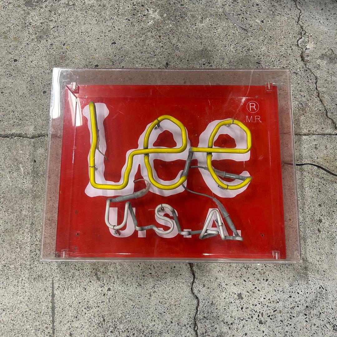 超希少 Lee ネオン管 ディスプレイ 販促用 非売品 ビンテージ　インテリア