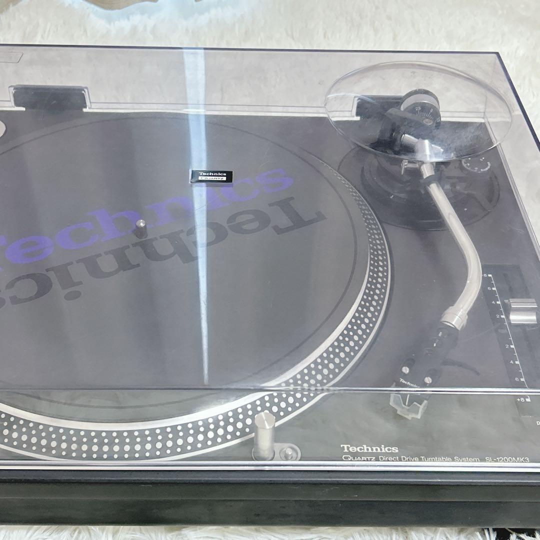 【取説】Technics SL-1200MK3 ブラック 完動品 カバー付　黒