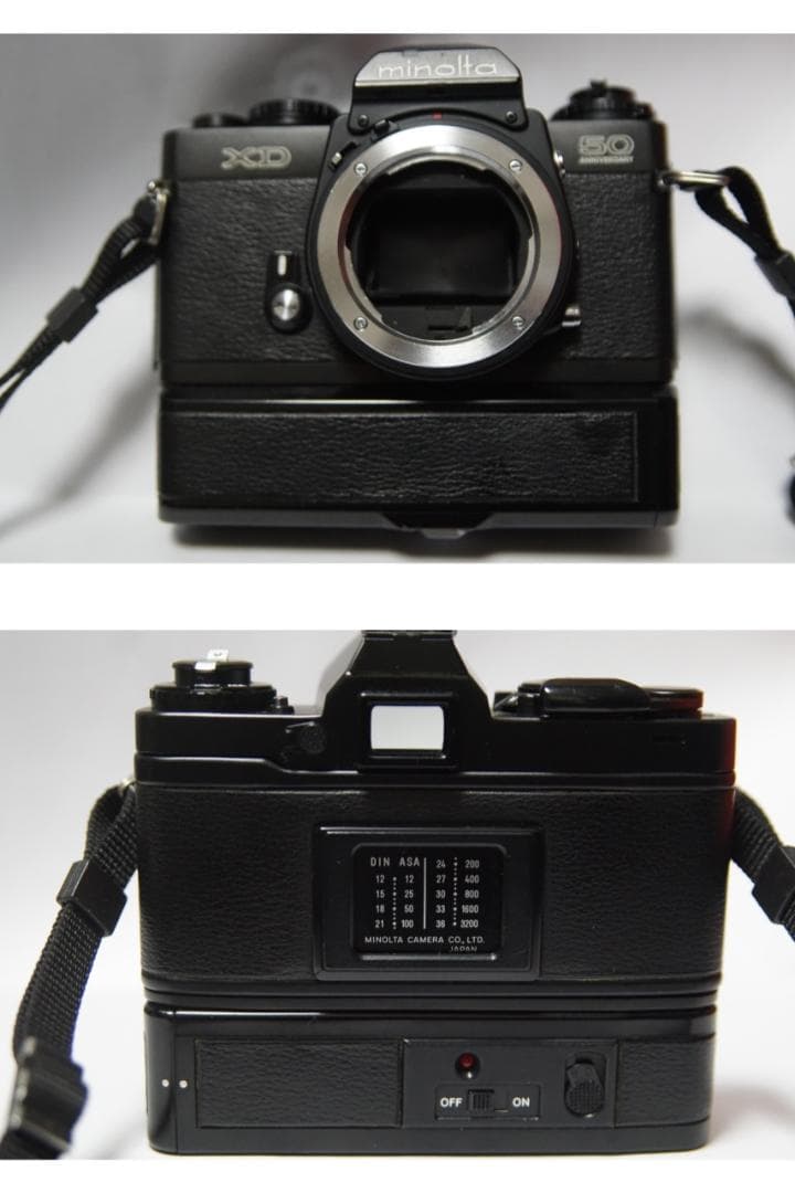 ５０周年記念Minolta XD 一眼レフカメラ + Wズームレンズセット