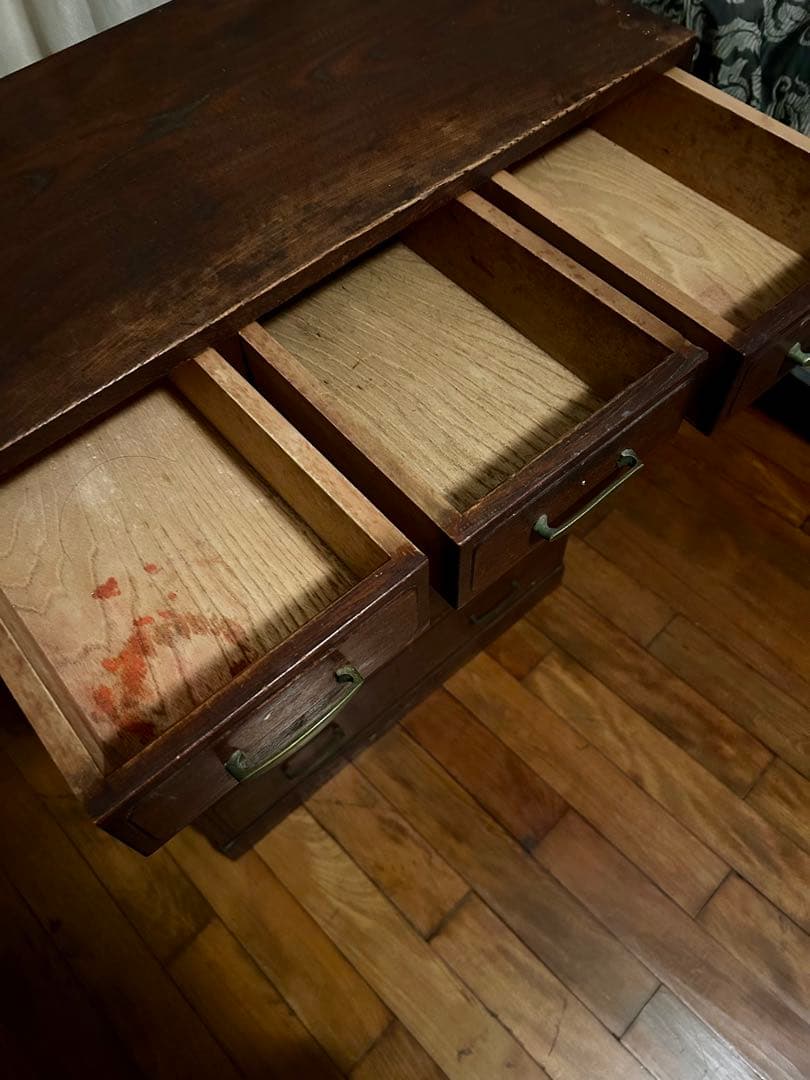 ビンテージ木製チェスト
