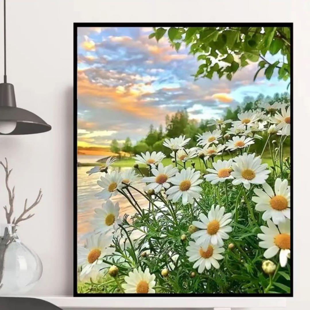 デイジーの絵画 印象派風