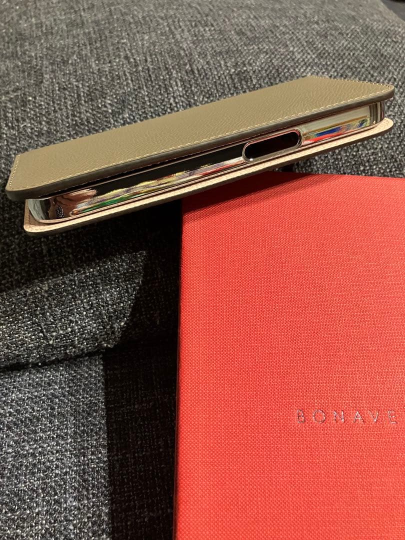 BONAVENTURA iPhone14Proケース エトープ × シェル