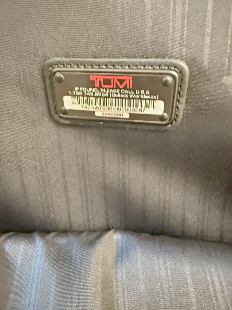希少 TUMI 22922DHブラック 22インチトラベラーバック　出張旅行用