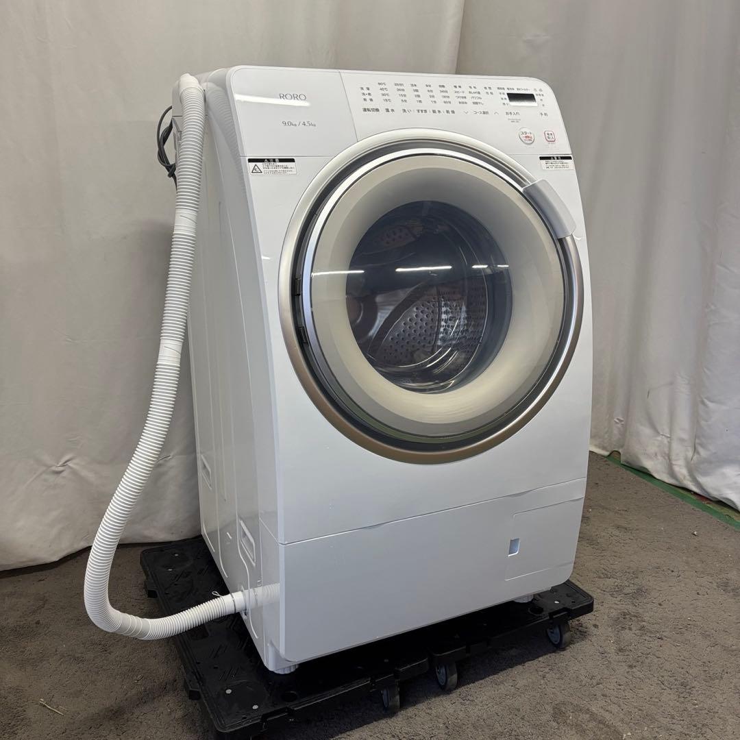158　ドラム式洗濯機　9キロ　乾燥　左開き　25年製　綺麗　設置無料　安い‼️