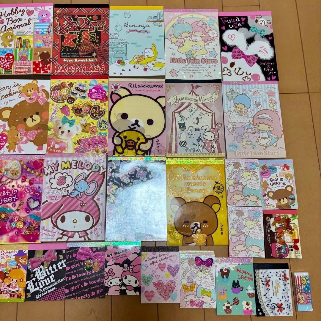【大量まとめ売り】平成レトロ メモ帳 消しゴム