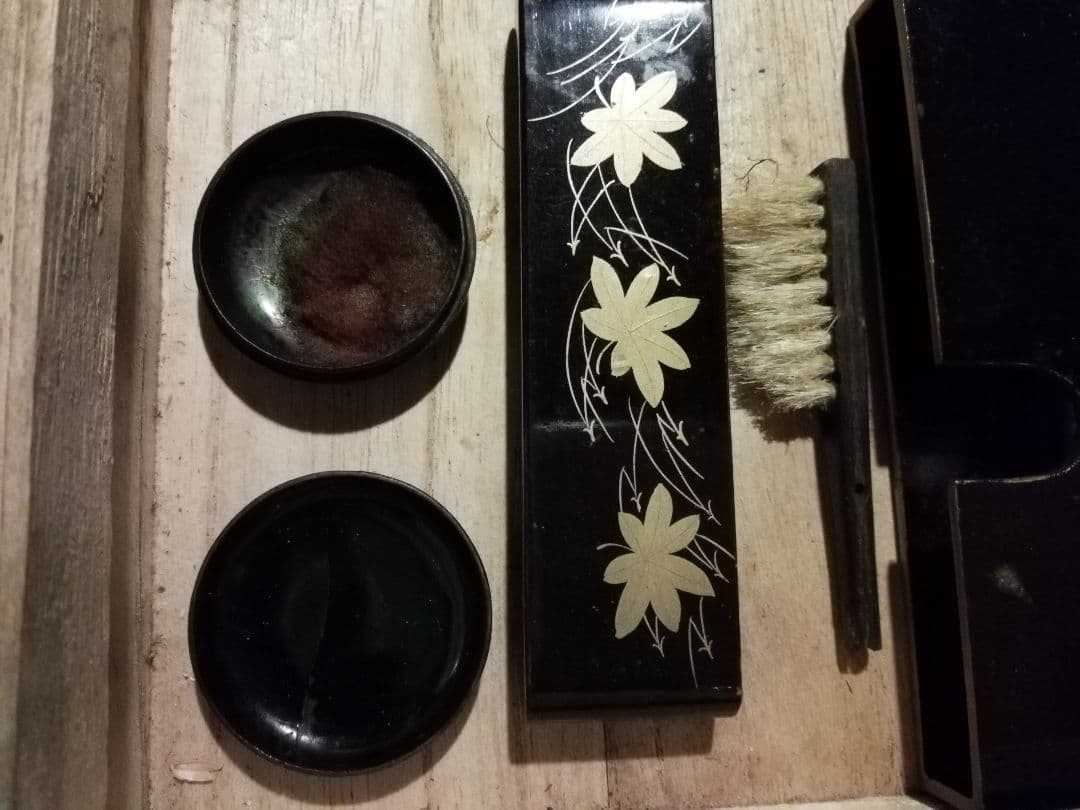 ♪時代化粧合わせ 蒔絵　江戸　少々いたみが