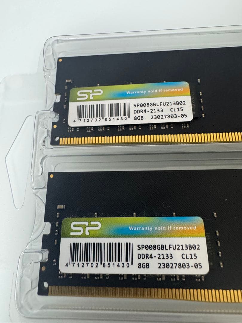 DDR4 2133 8GB×2 【合計16GB】SiliconPower