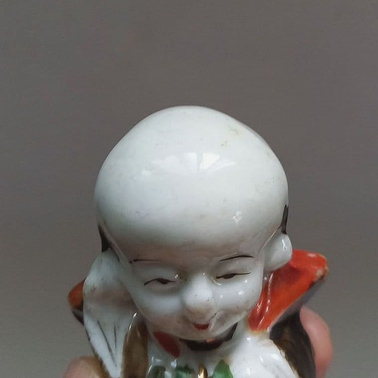 福助人形　磁器人形　レトロ人形　骨董　瀬戸焼　九谷焼　伊万里焼