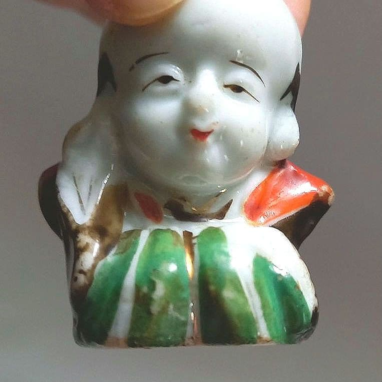 福助人形　磁器人形　レトロ人形　骨董　瀬戸焼　九谷焼　伊万里焼