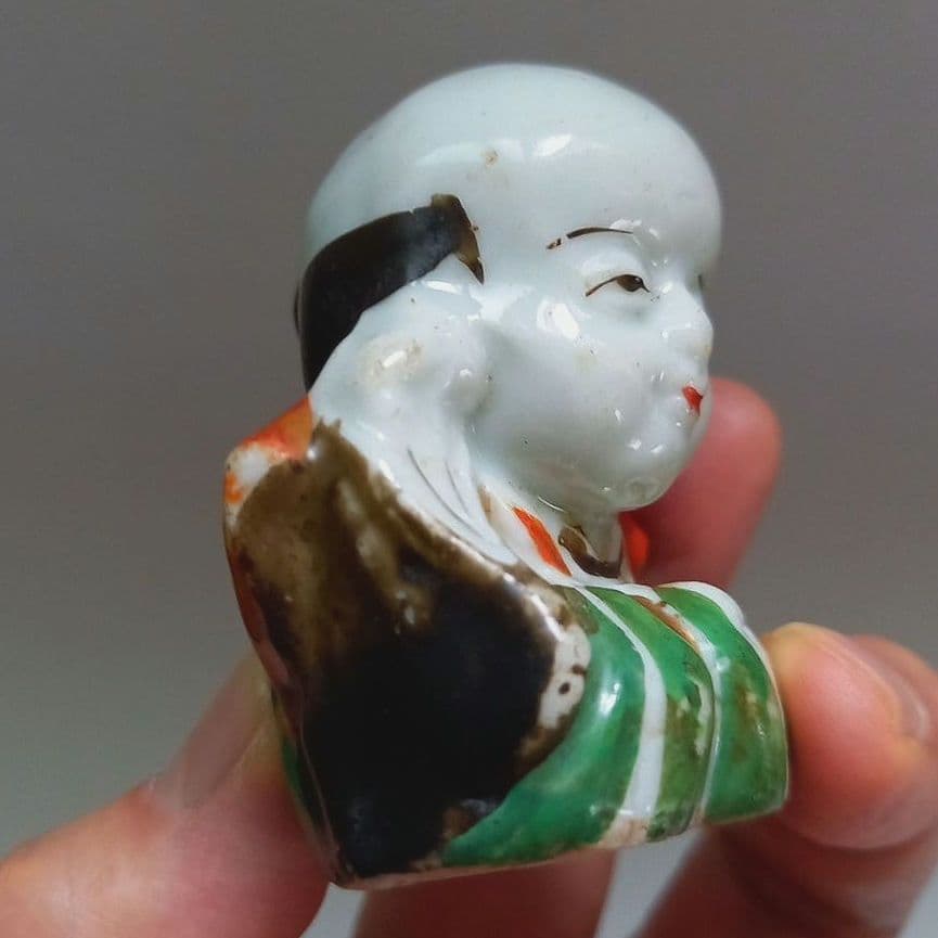 福助人形　磁器人形　レトロ人形　骨董　瀬戸焼　九谷焼　伊万里焼