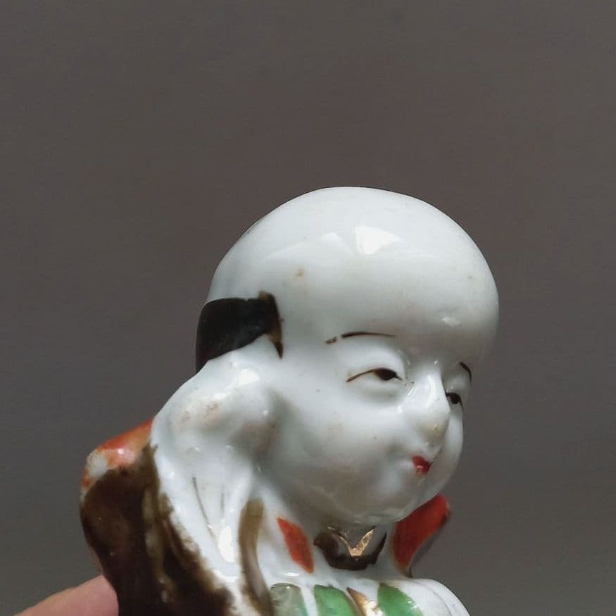 福助人形　磁器人形　レトロ人形　骨董　瀬戸焼　九谷焼　伊万里焼