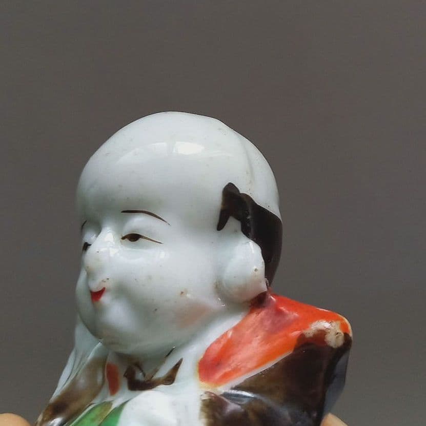 福助人形　磁器人形　レトロ人形　骨董　瀬戸焼　九谷焼　伊万里焼