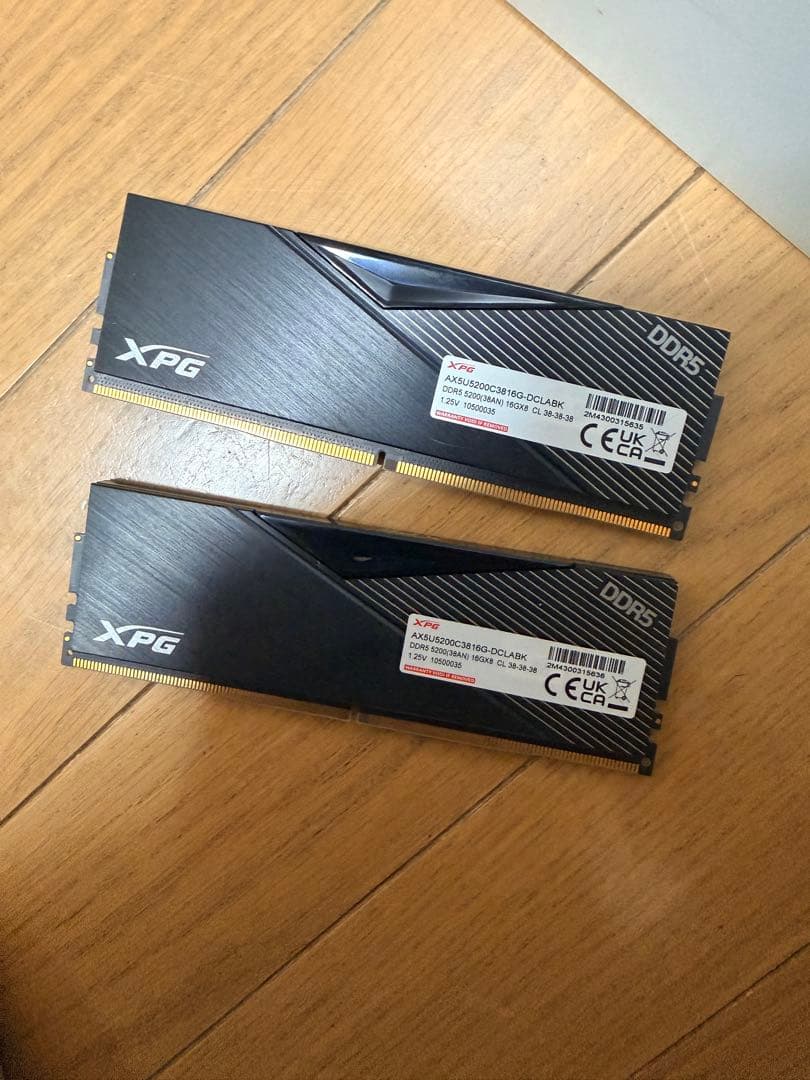 y*a様 XPG DDR5 32GB (16GB *2 )5200MHz