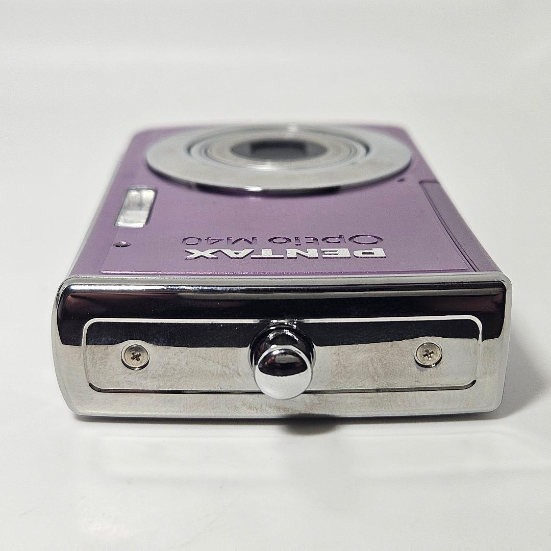 極美品 動作品 PENTAX Optio M40 充電器 バッテリー コンデジ