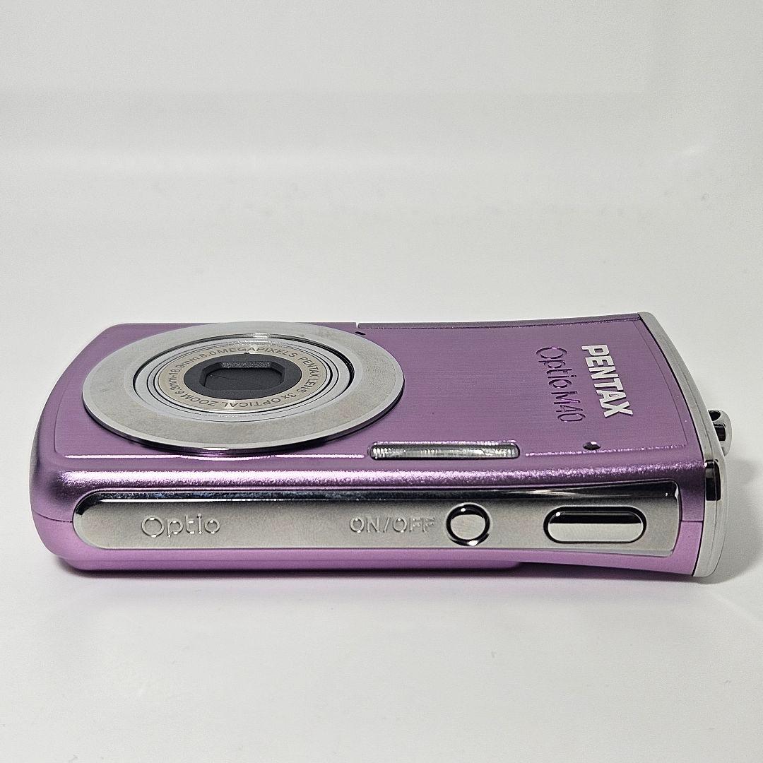 極美品 動作品 PENTAX Optio M40 充電器 バッテリー コンデジ