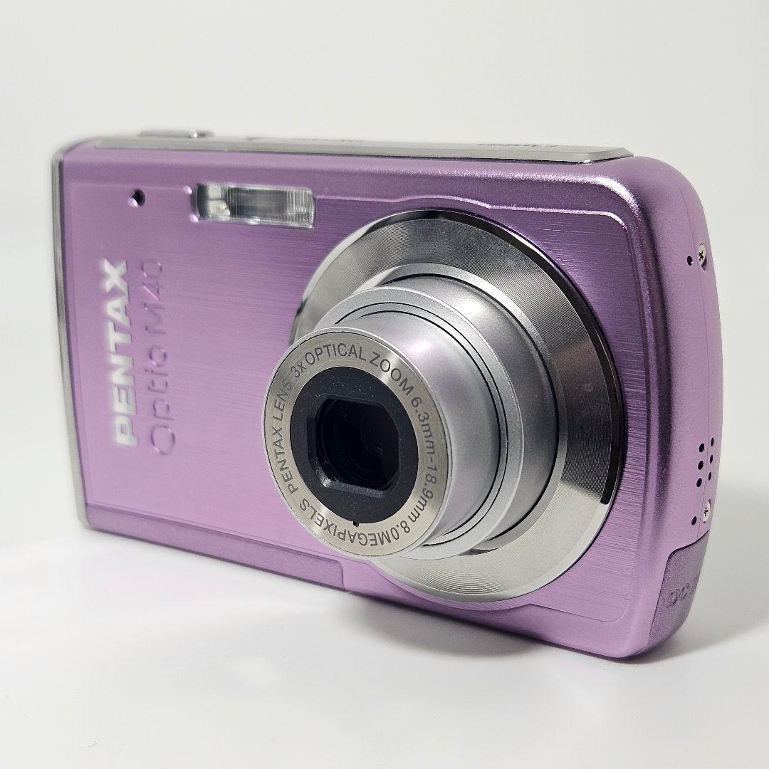 極美品 動作品 PENTAX Optio M40 充電器 バッテリー コンデジ