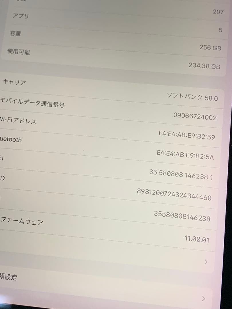 iPad Pro12.9㌅第２世代セルラーモデル