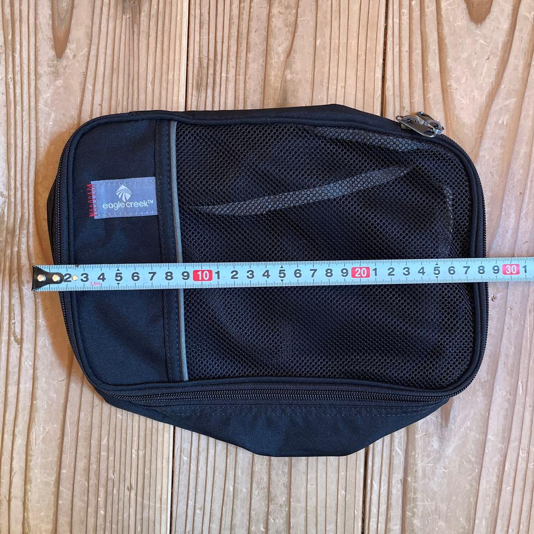 【美品】イーグルクリーク トラベルポーチ 3点セット パックイット ブラック 黒