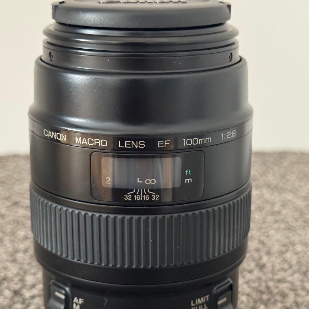 【美品】Canon EF100mm F2.8 マクロレンズ