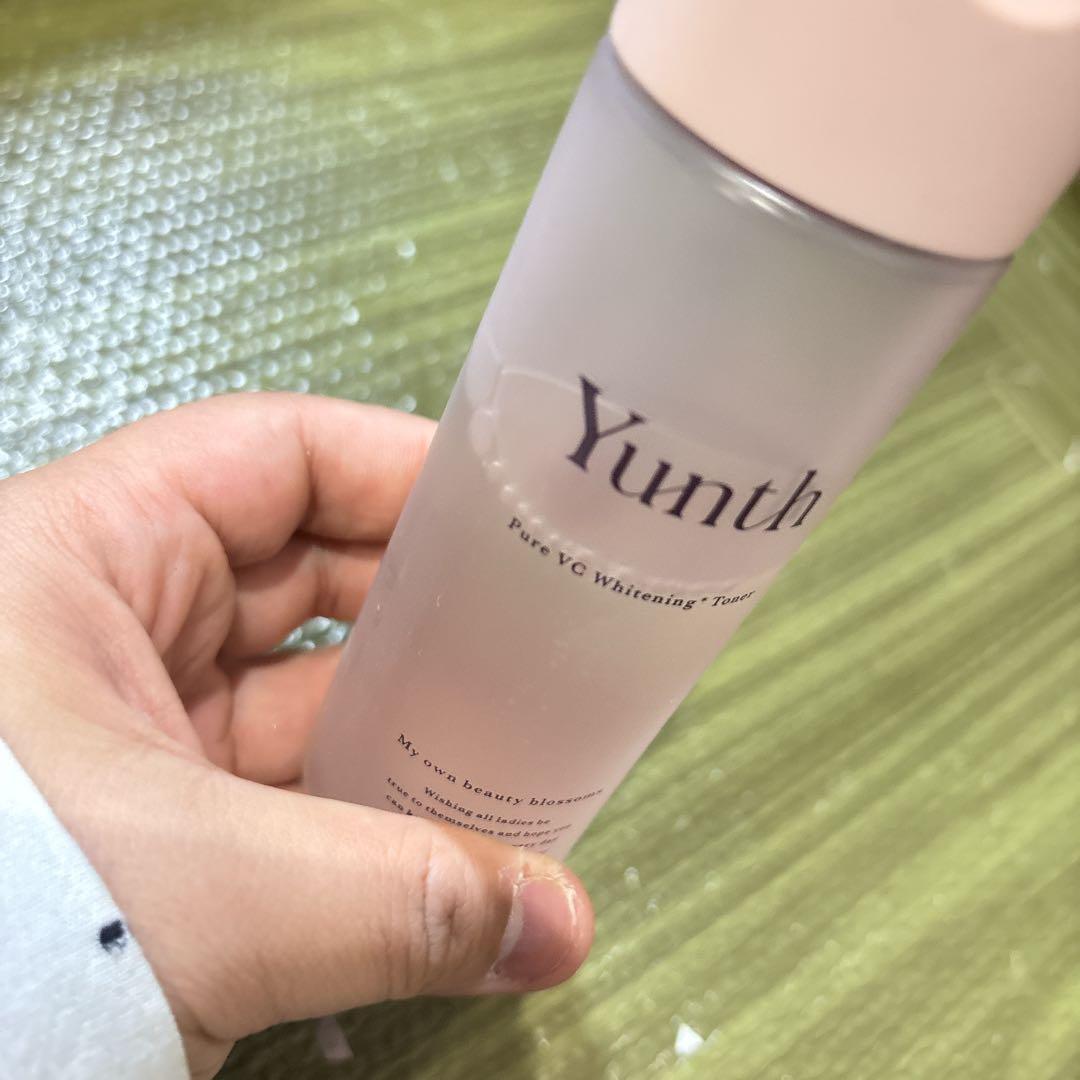 新品 ユンス Yunth 生ビタミンC美白美容液1箱 化粧水1本 サンプル