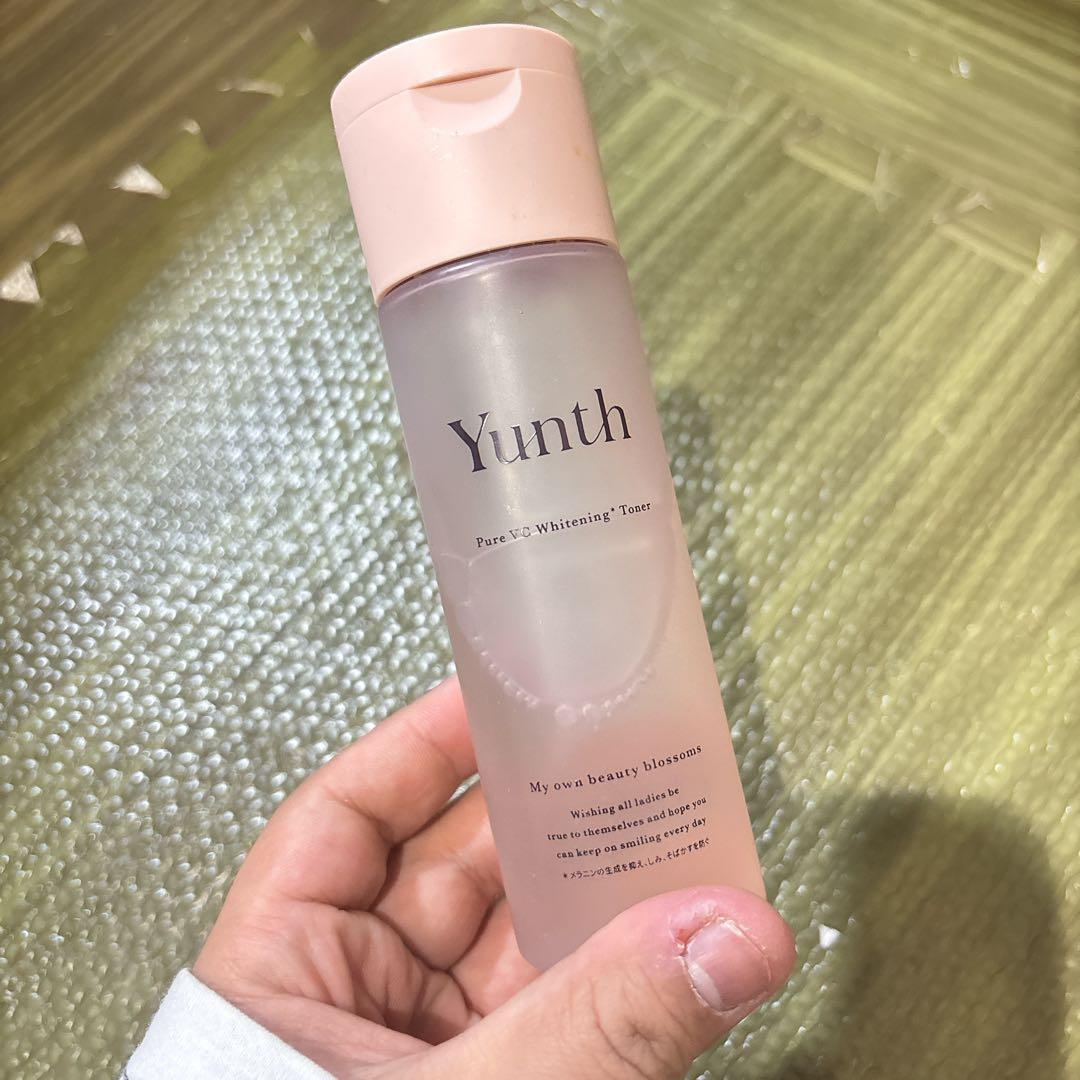 新品 ユンス Yunth 生ビタミンC美白美容液1箱 化粧水1本 サンプル