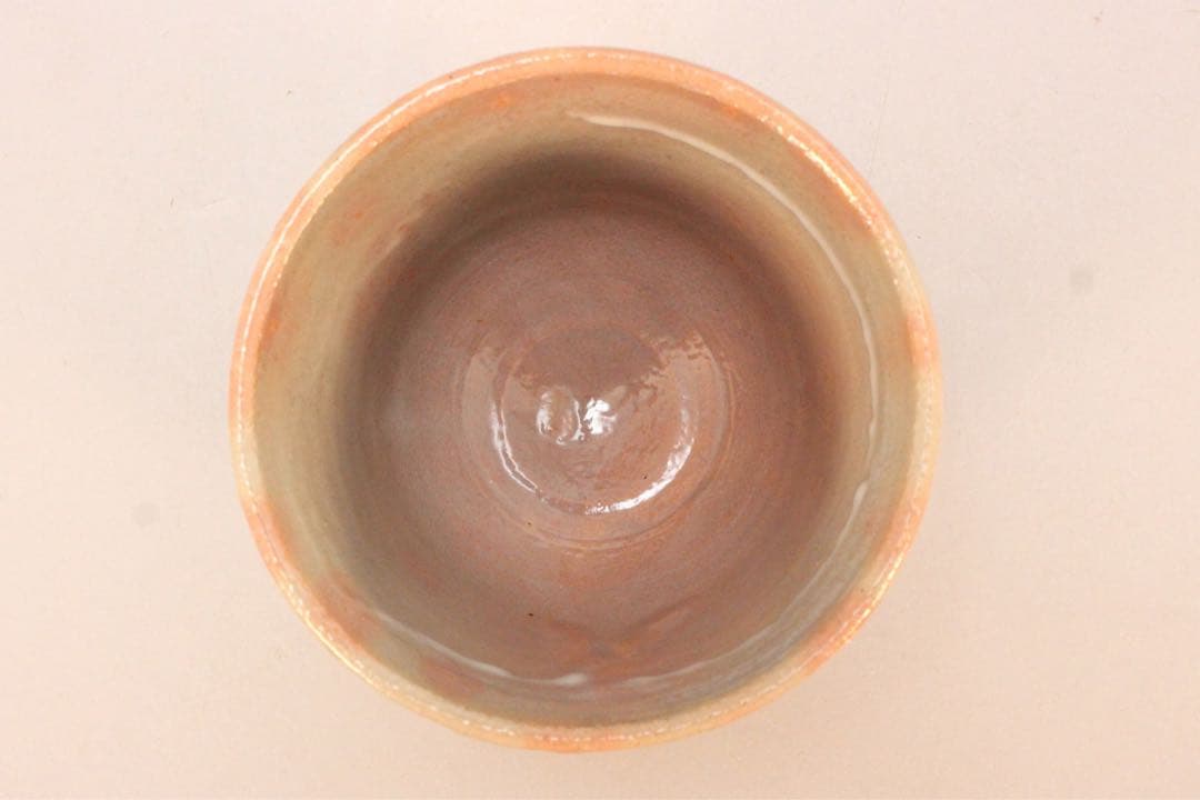 No5040朝日焼　十四代　松林豊斎　干支戌茶碗　陶印有　共箱　茶道具　送料無料
