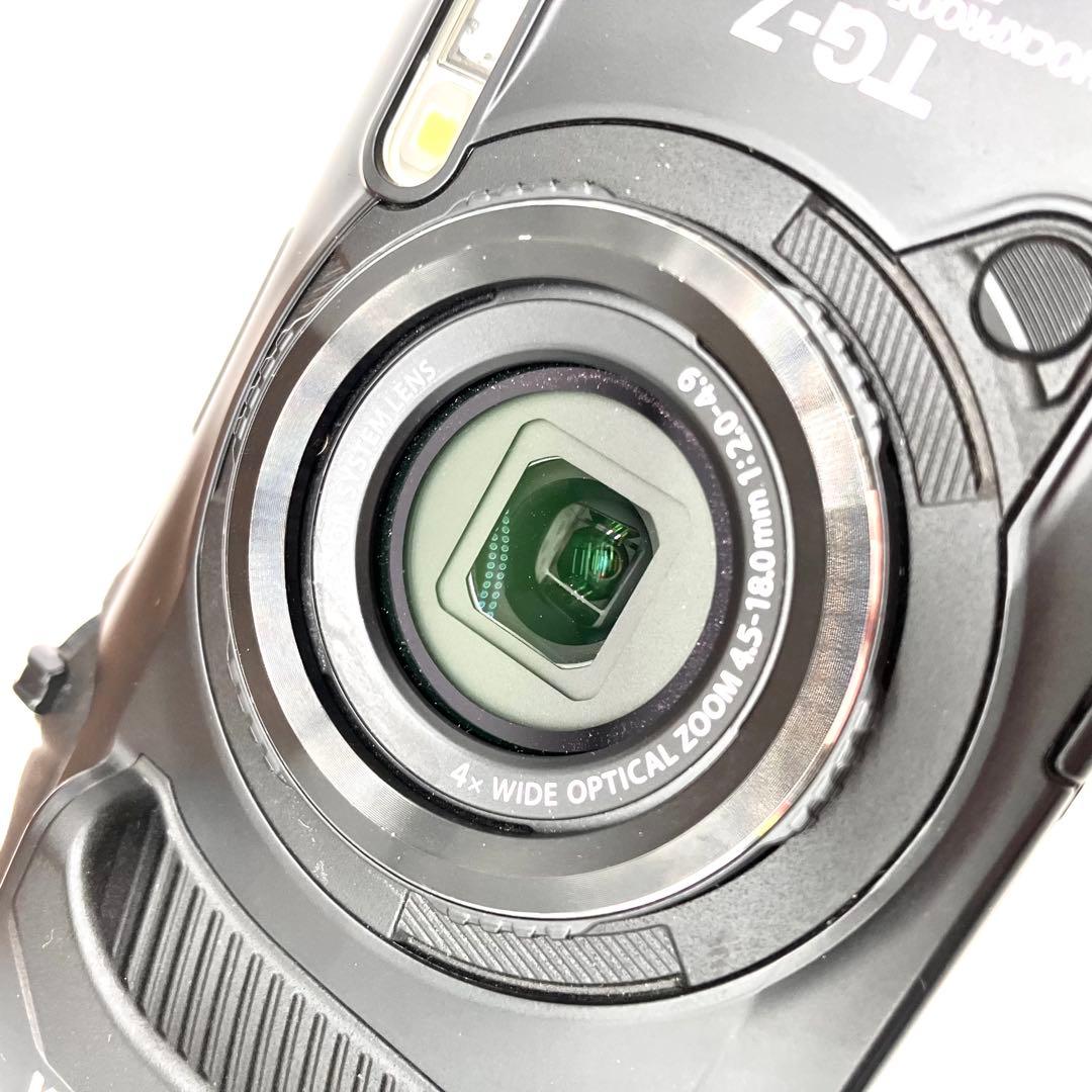 OLYMPUS TG-7 ブラック　4K 対応
