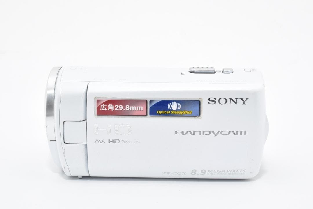 SonyソニーHDR-CX270V ビデオカメラ ハンディカム　ホワイト028