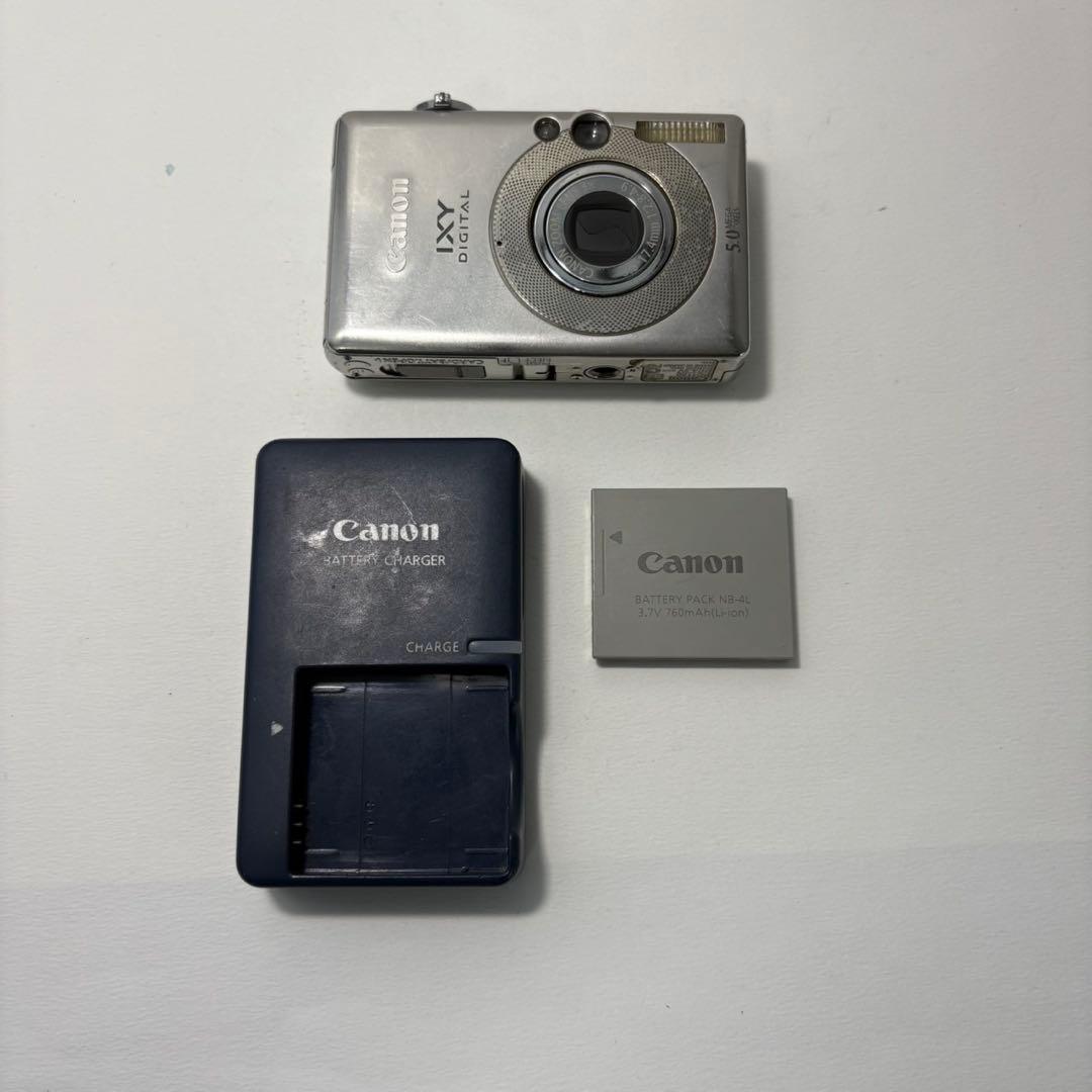 動作確認済 Canon IXY DIGITAL 55 シルバー　pc1105