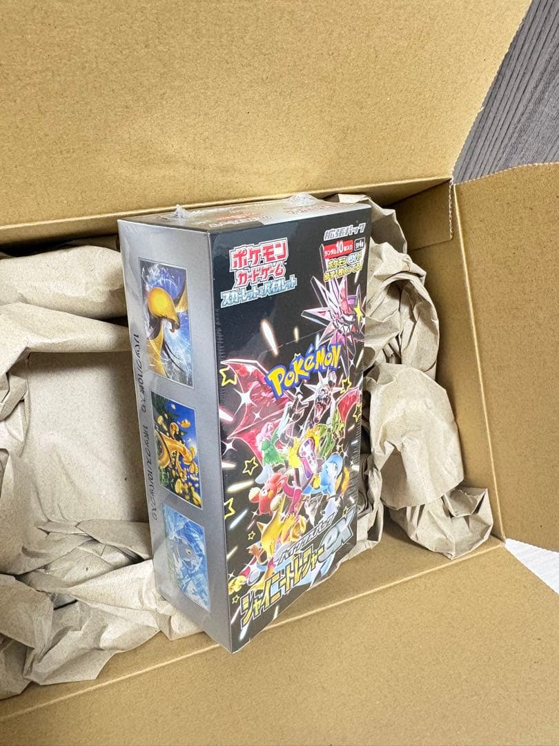 【新品未開封シュリンク付き】ポケモンカードゲームシャイニートレジャーex1BOX
