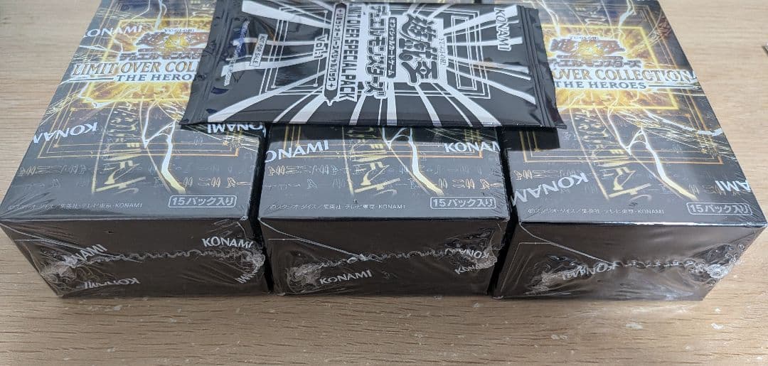 リミットオーバーコレクション ヒーローズ シュリンク付 3BOX プロモパック付