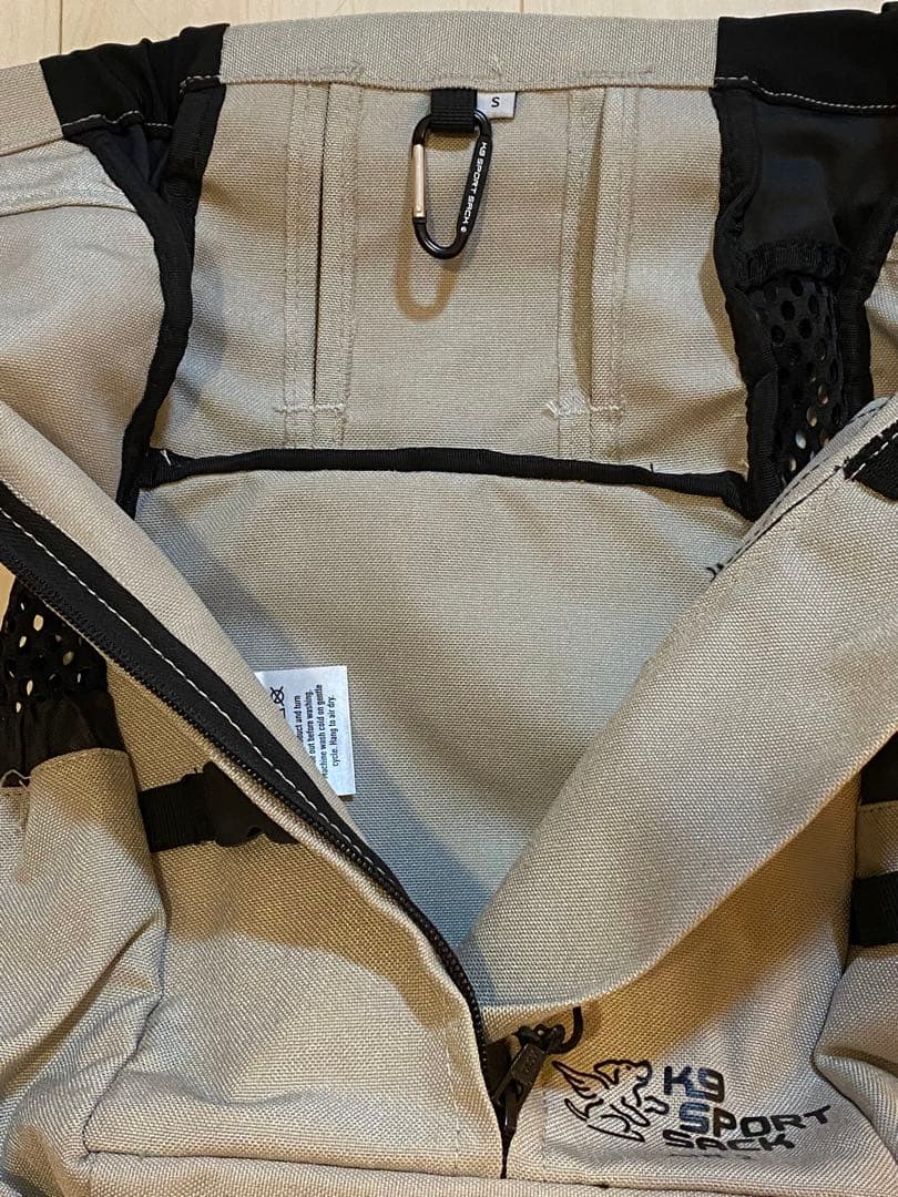 K9 Sports Sack AIR Sサイズ ワンコサイクリング山登り