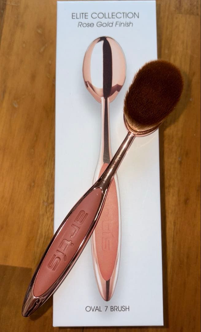 週末価格♪ 美品 artis Oval 7 Brush ローズゴールド