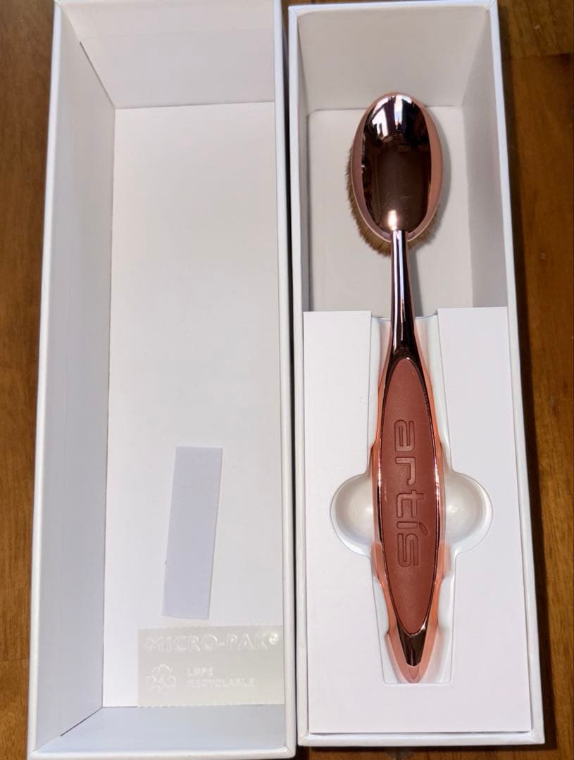 週末価格♪ 美品 artis Oval 7 Brush ローズゴールド