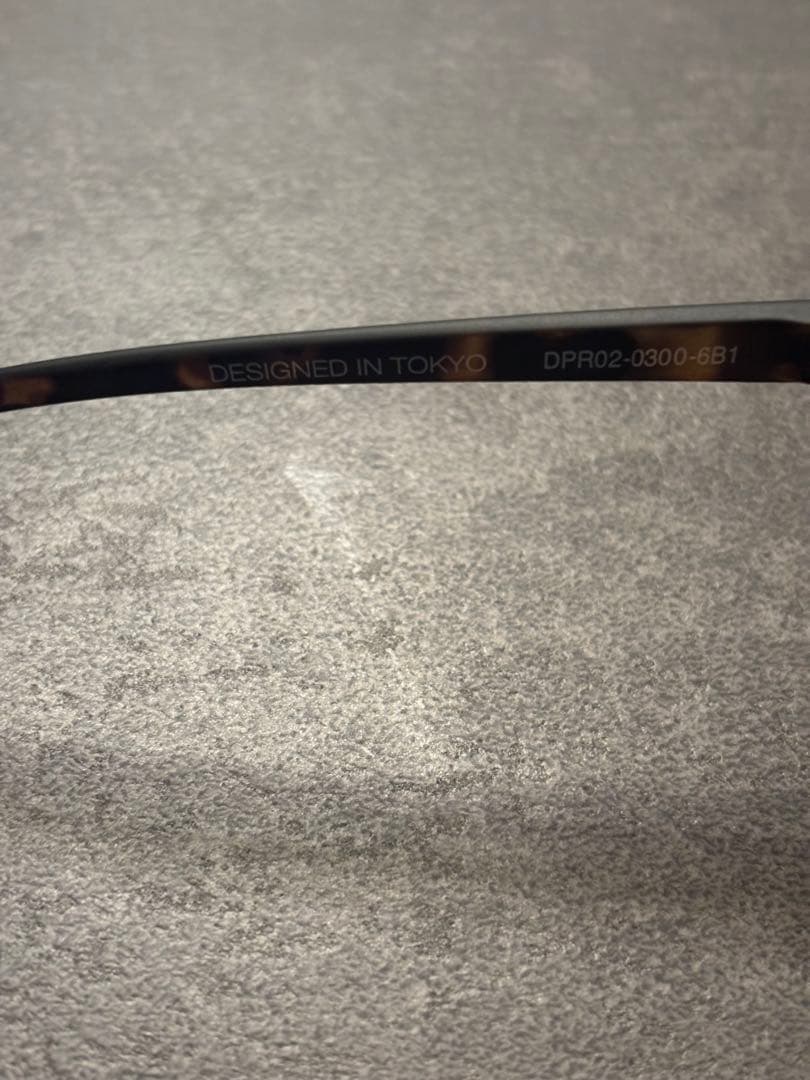 【美品】DONT PANIC TYPE02 MATTE TORTOISE
