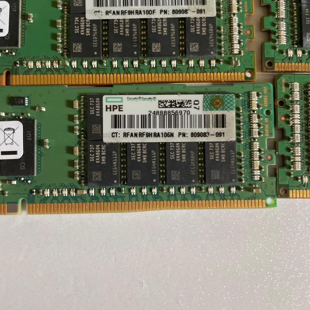 Samsung HPE DDR4 32GB 2666MHz メモリー