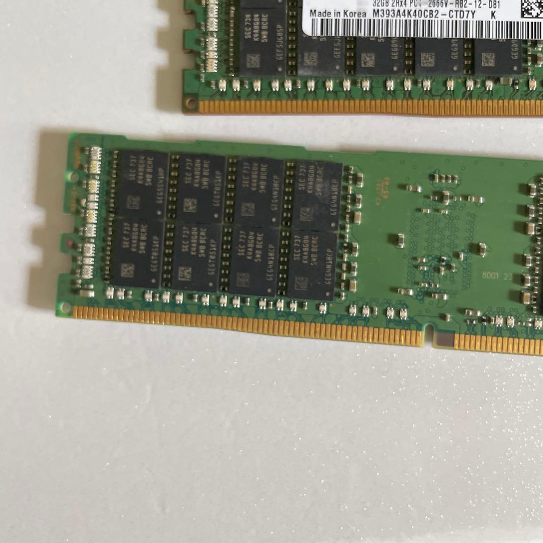 Samsung HPE DDR4 32GB 2666MHz メモリー