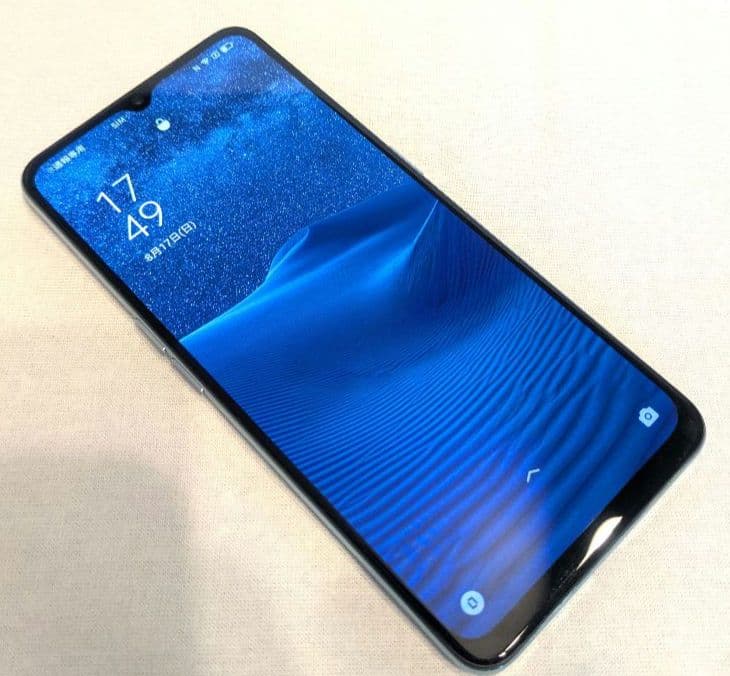 [美品] OPPO Reno3 A 青色 本体(中古)