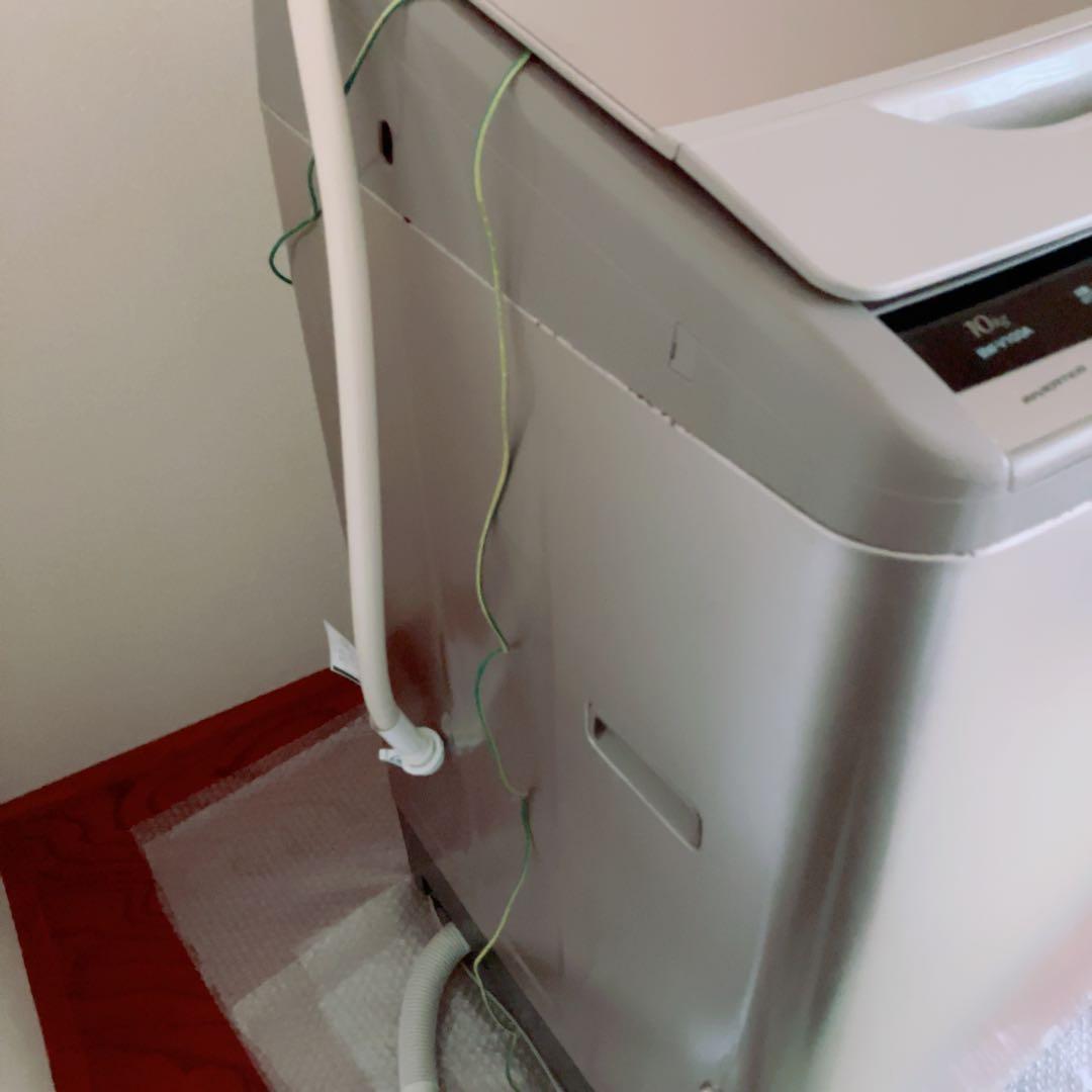 【設置・取付込】日立 ビートウォッシュ 10kg 洗濯機 2017年製 付属品