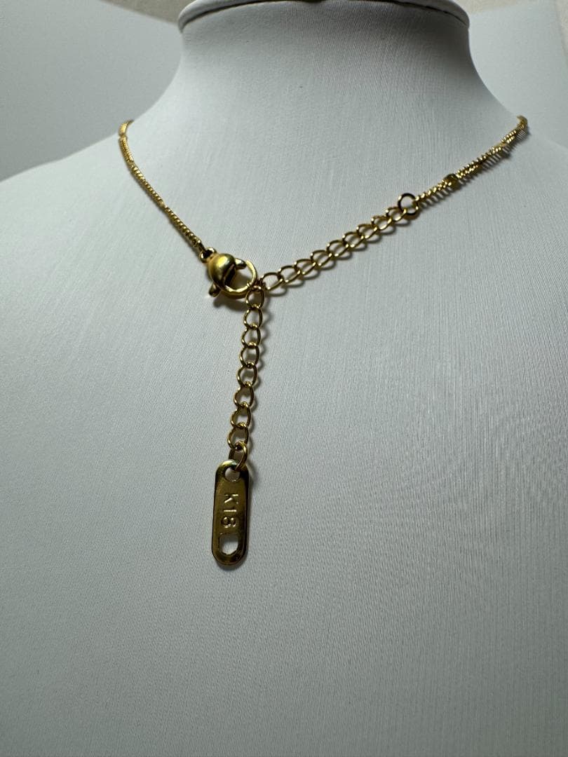 美品 K18 ゴールドチェーンネックレス2.2g