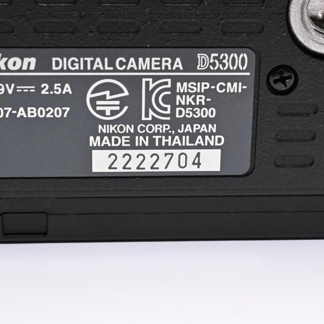 【ほぼ新品・ショット数2,347枚】 Nikon D5300 ダブルズームキット