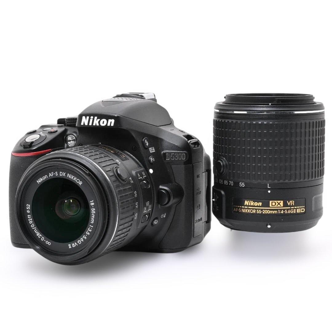 【ほぼ新品・ショット数2,347枚】 Nikon D5300 ダブルズームキット