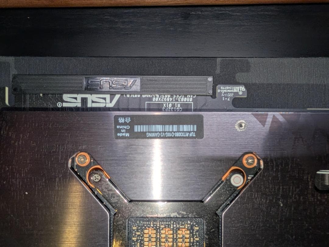 ASUS TUF RTX3080 10GB OC 動作確認済 グラフィックボード