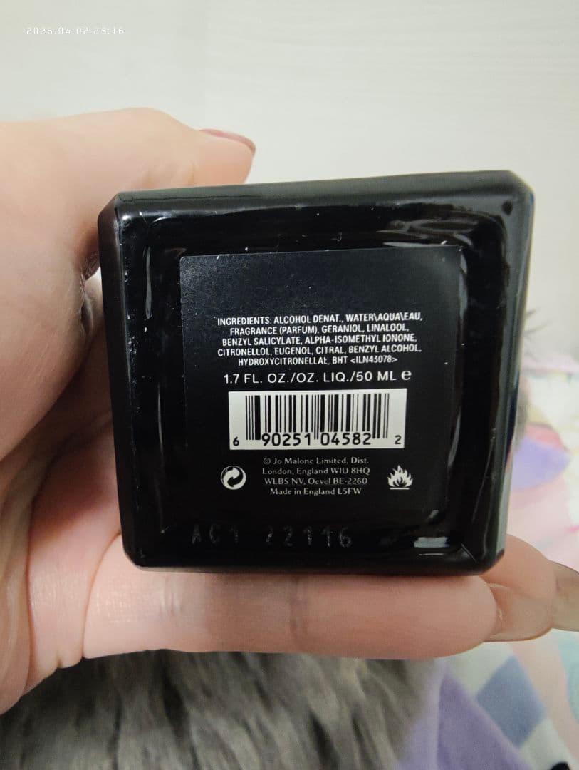 美品 香水 JO MALONE VELVET ROSE & OUD 50ml
