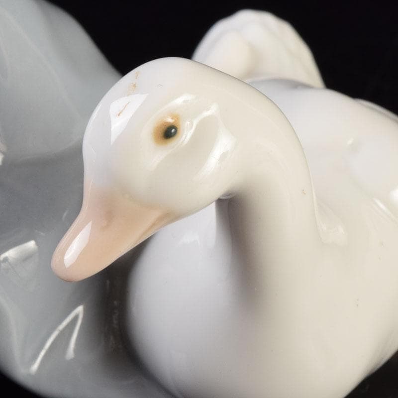 リヤドロ　LLADRO　アヒルの親子　置物　箱付　C　8710